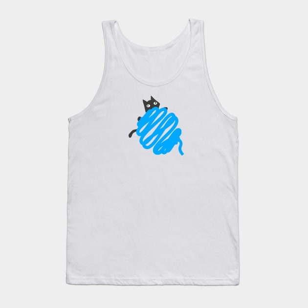 Furball Tank Top by threadfulcat